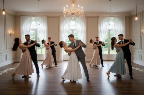 prepararsi per il ballo di nozze