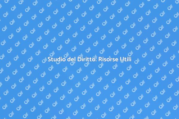 Approfondisci il Diritto con la Nostra Guida