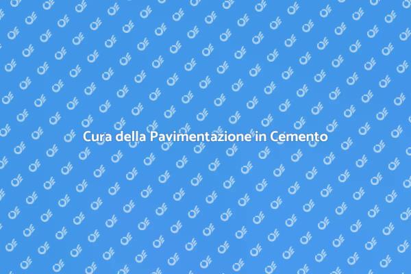Rinnova la Pavimentazione in Cemento