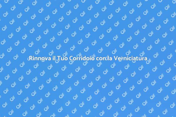 Trasforma il Tuo Corridoio con Stile