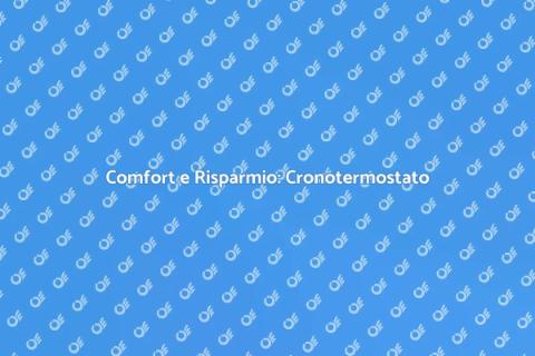 Cronotermostato da Incasso Moderno
