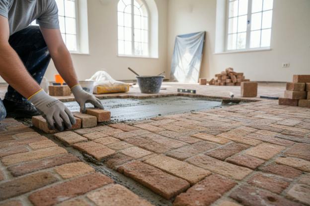 Costruire pavimento in piastrelle