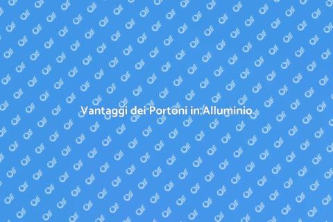 Portone Sezionale in Alluminio