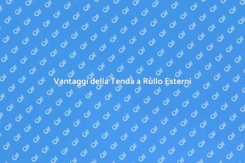 Tenda a Rullo con Cassonetto Esterni