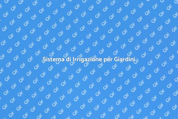 Irrigazione Efficiente per il Giardino