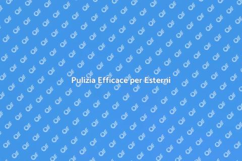 Lavaggio a Pressione per Esterni