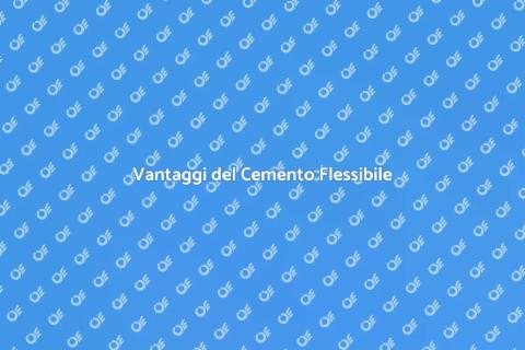 Cemento Flessibile per Superfici