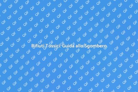 Smaltimento Rifiuti Tossici Sgombero