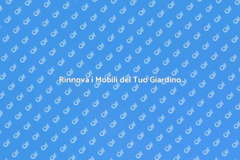 Riparazione Mobili da Giardino: Comfort