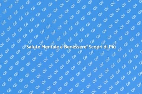Consulenza in Benessere e Salute