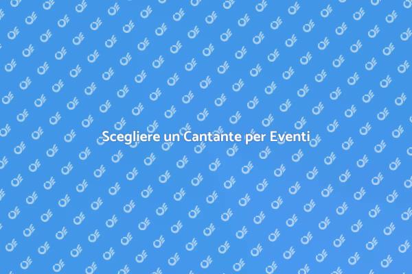 Canzoni per il Tuo Evento Speciale