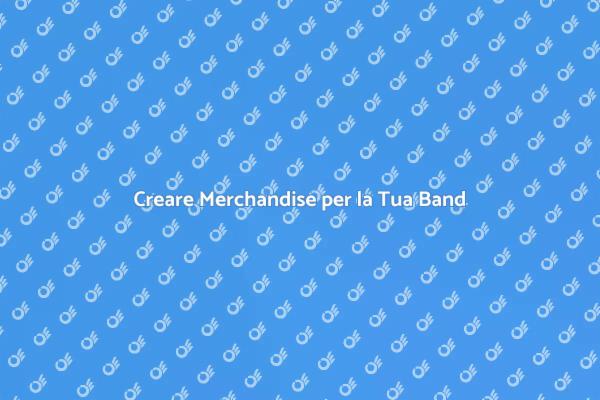 Come Produrre Merchandise per Band