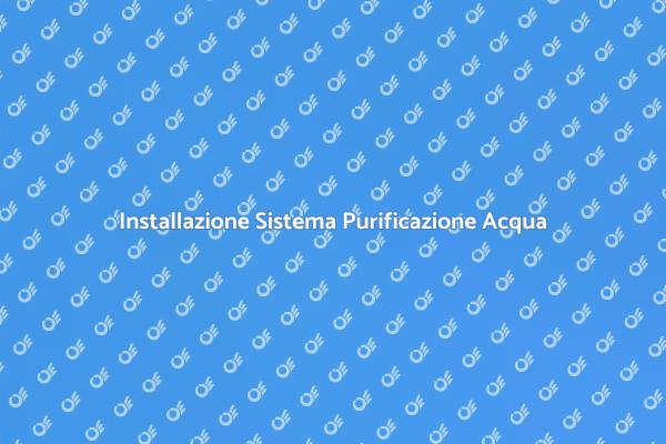 Purifica la Tua Acqua in Casa