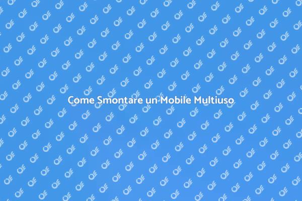 Smontaggio Facile di Mobili Multiuso