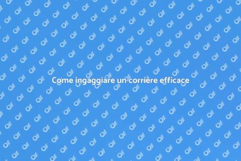 Ingaggiare un corriere per semplificare