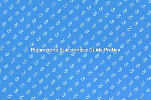 Come Riparare la Staccionata del Giardino