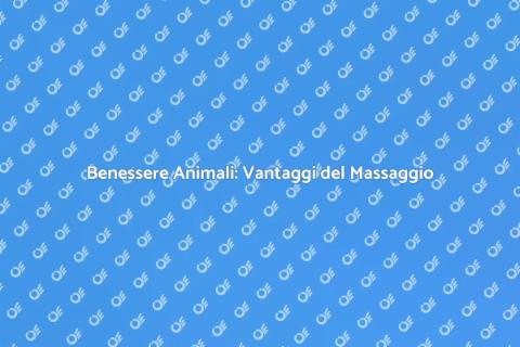 Massaggiatore per Animali: Benessere Pet
