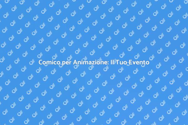 Rendi Indimenticabile il Tuo Evento