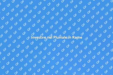 Sostituzione Pluviale in Rame