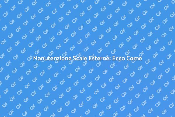 Come Riparare una Scala Esterna Facile