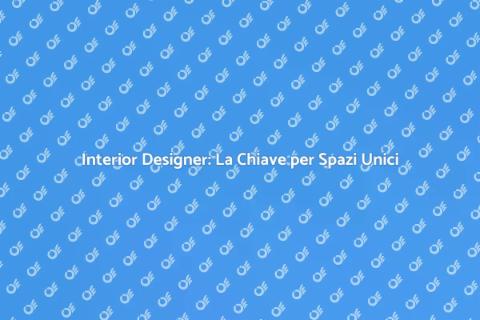 Consulenza Interior Designer: Trasforma Spazi