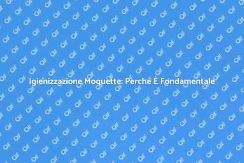 Igienizzazione della Moquette Essenziale