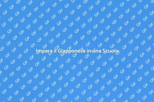 Impara il Giapponese con Esperti