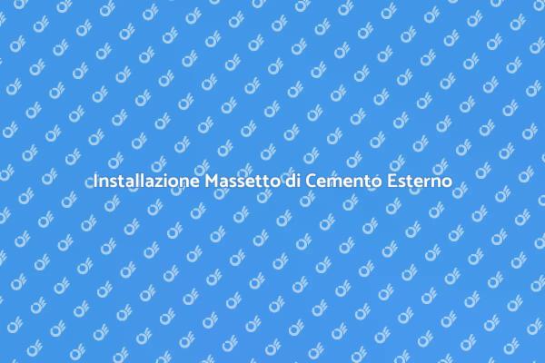 Guida all'Installazione del Massetto