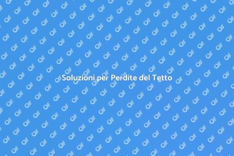 Riparare Perdite del Tetto Efficace