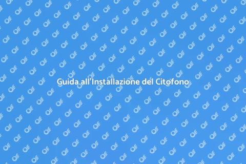 Mettere in funzione il citofono di casa