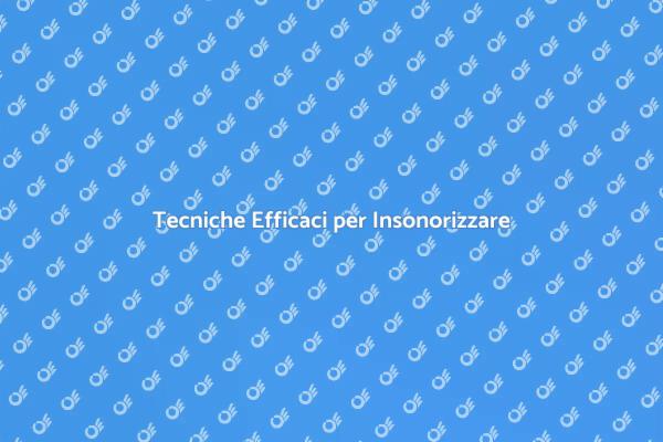 Guida all'Insonorizzazione delle Pareti