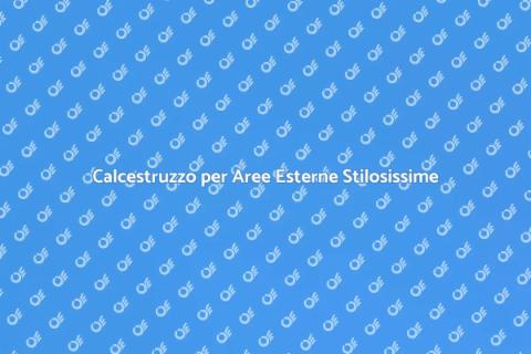 Pavimentazione in Calcestruzzo Esterno