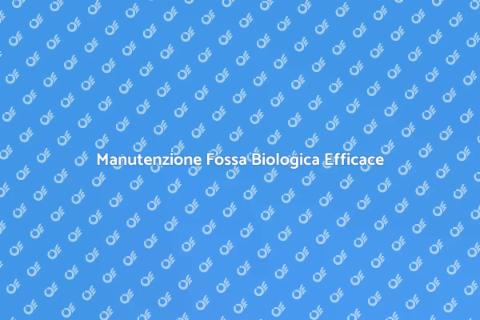 Disostruzione Fossa Biologica: Guida