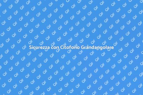 Citofono con Telecamera Grandangolare