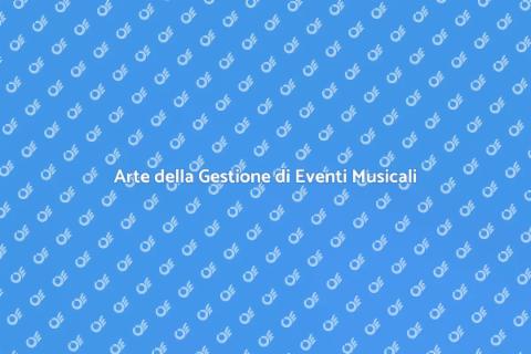 Gestire Eventi per una Pop Band