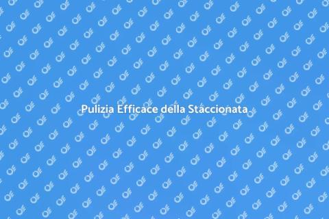 Pulire la Staccionata con Idropulitrice