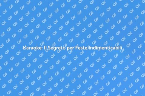 Servizi Karaoke per Feste ed Eventi