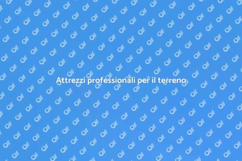 Kit attrezzi per pulizia del terreno