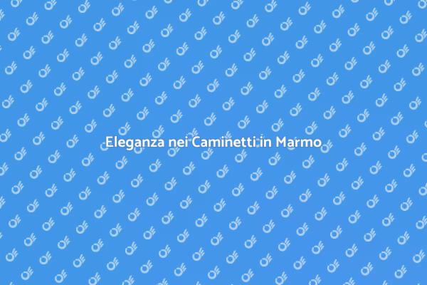 Design Moderno per Caminetti in Marmo