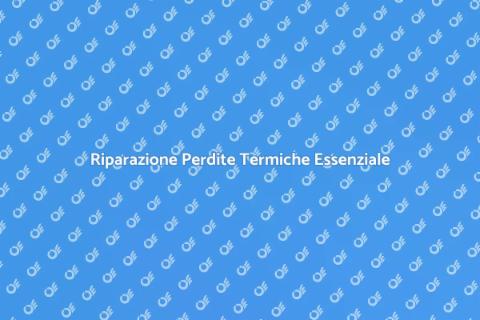 Verifica Perdite Termiche Impianti
