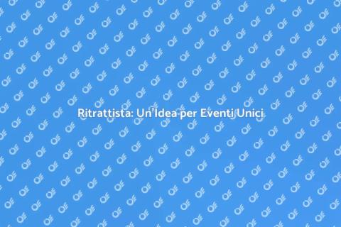 Ritrattista per Evento Promozionale