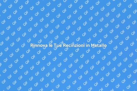 Verniciatura Recinzioni in Metallo