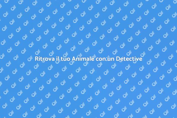 Pet Detective: Rintraccia il tuo Amico