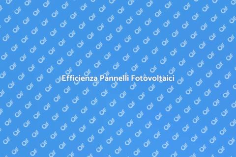 Manutenzione Pannelli Fotovoltaici