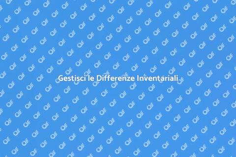 Risoluzione Differenze Inventariali