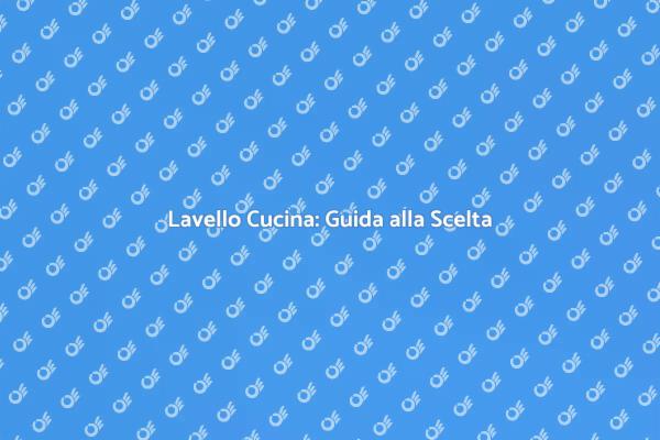 Scegli il Lavello Perfetto per Te