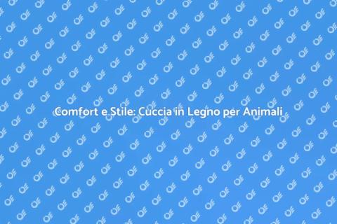 Cuccia in Legno per Animali da Giardino