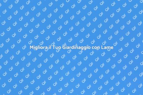 Kit di Lame per Tagliaerba Efficace