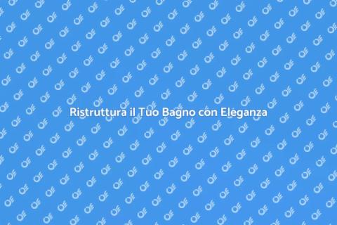 Piatto Doccia Filo Pavimento: Eleganza