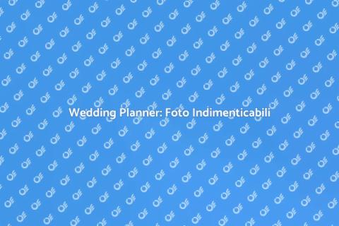 Consulenza Wedding Planner per Foto